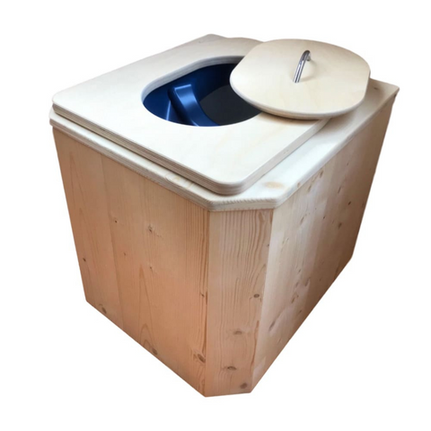 Installation of a composting toilet for motorhome garden or weekend house